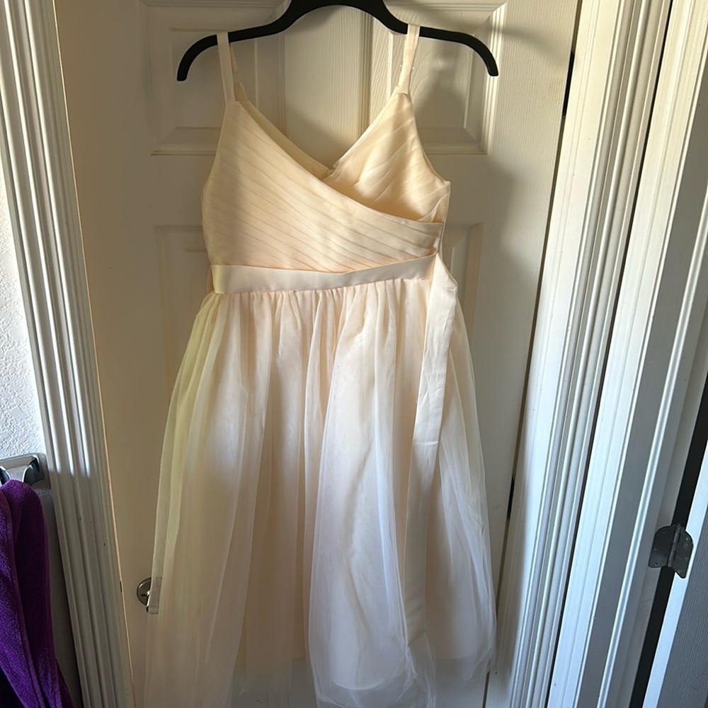 Glamulice Flower Girls Spaghetti Strap Tulle Dress Long